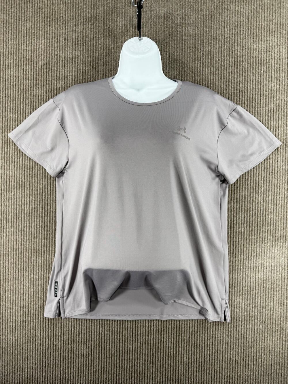 Under Armour RUSH Vanish Energy 2.0 Gray Tee Medium